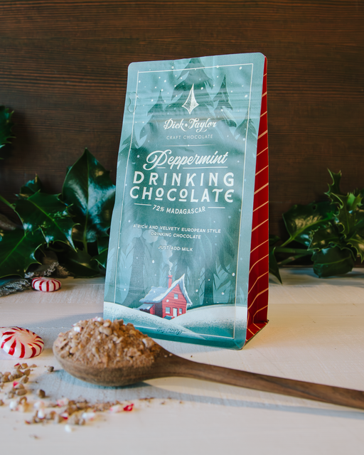 A bag of Peppermint Drinking Chocolate