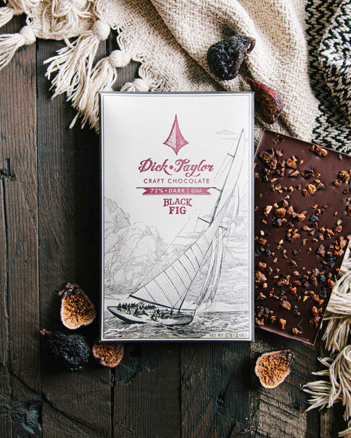 Black Fig 72% Dark Chocolate Bar